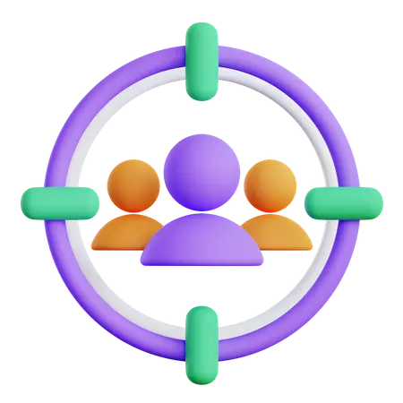 Targeted Audience Reach Icon
